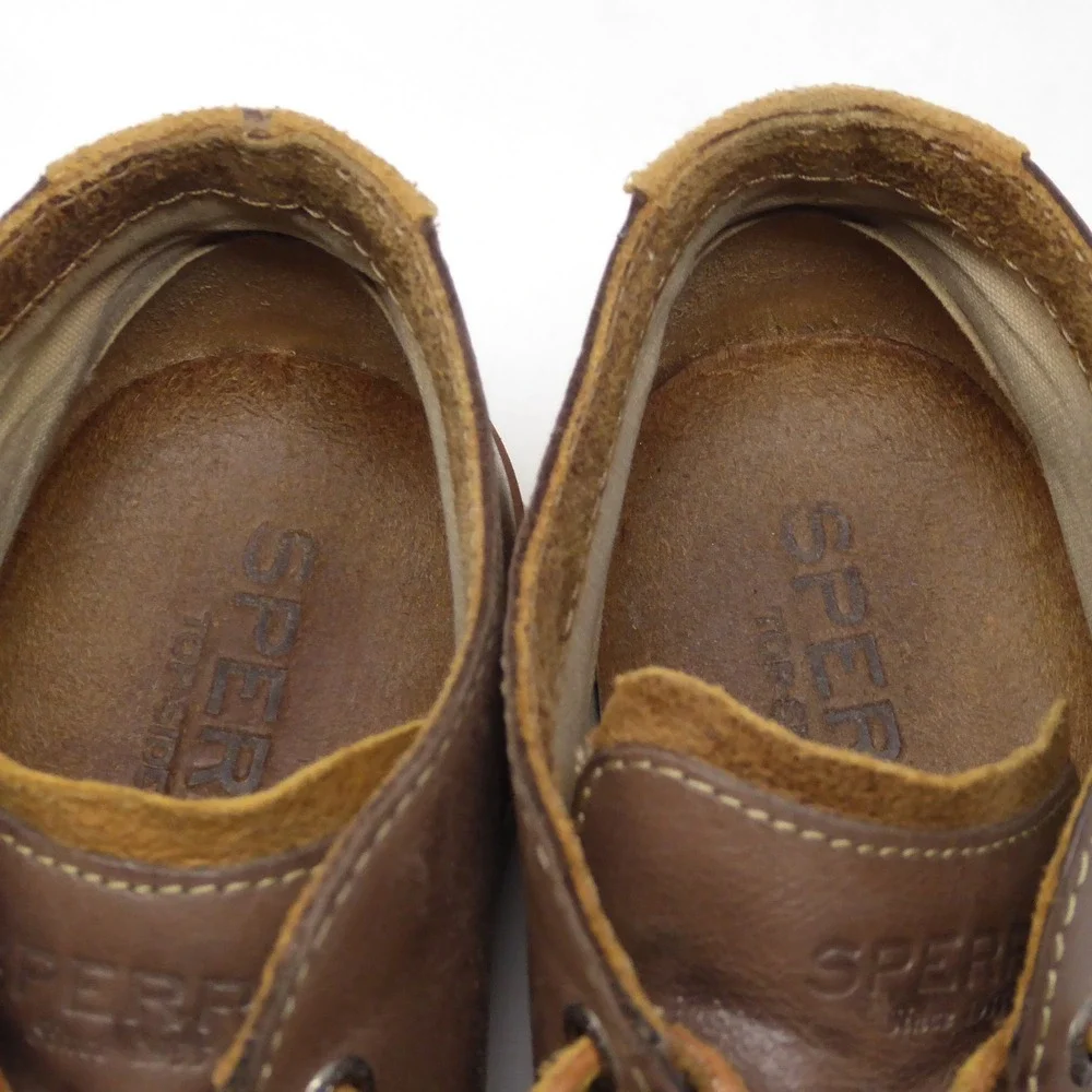 Sperry Mens Clipper Chukka Boots Brown Leather STS13450 9.5